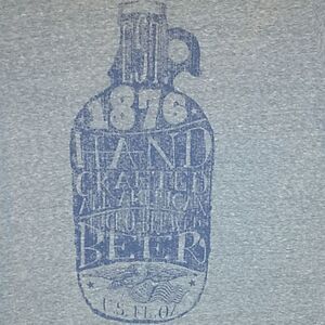 1876 Hand Crafted American Micro Brewed Beer Tee